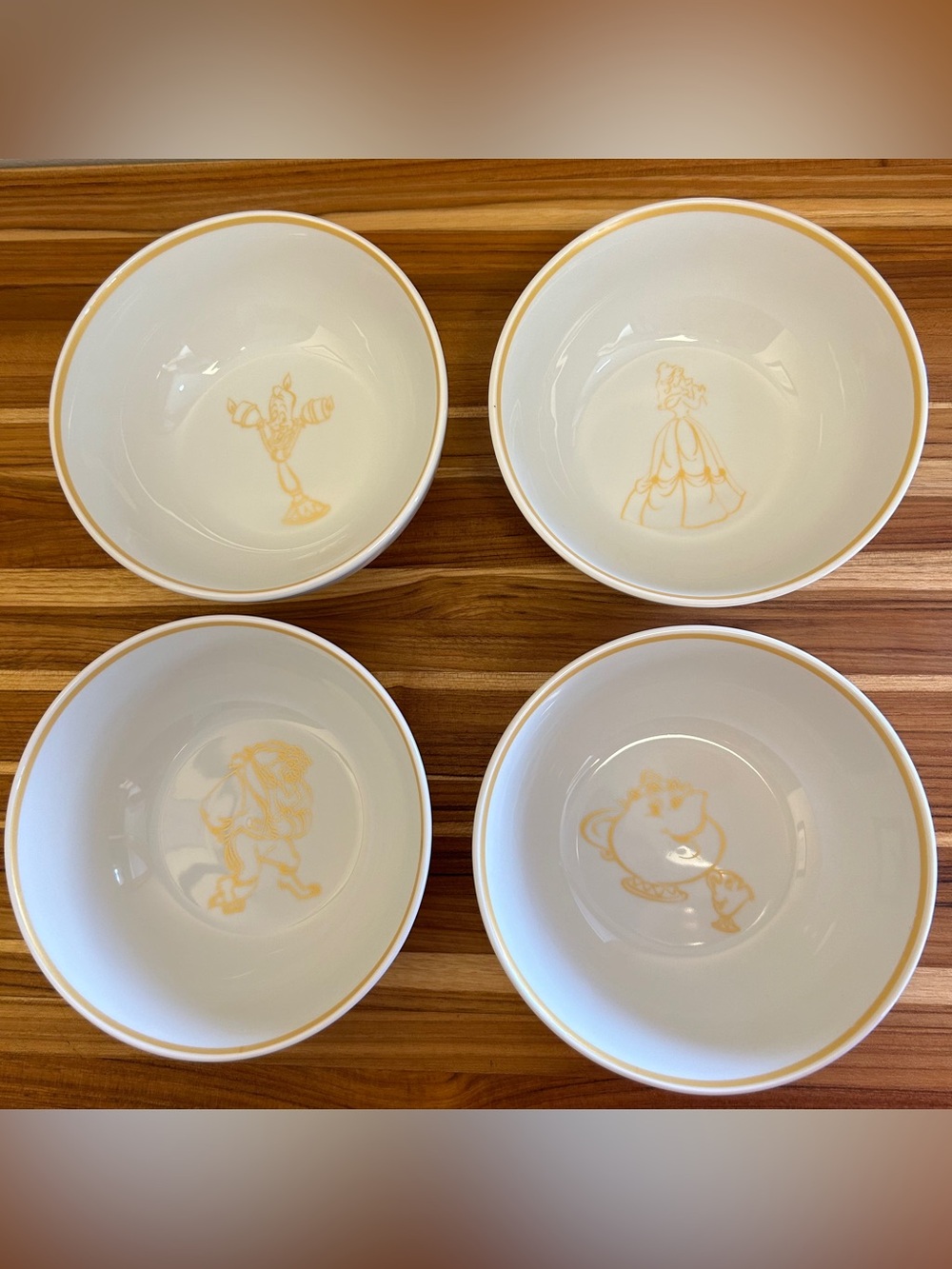Disney Princess Beauty & The Beast Bowl Set